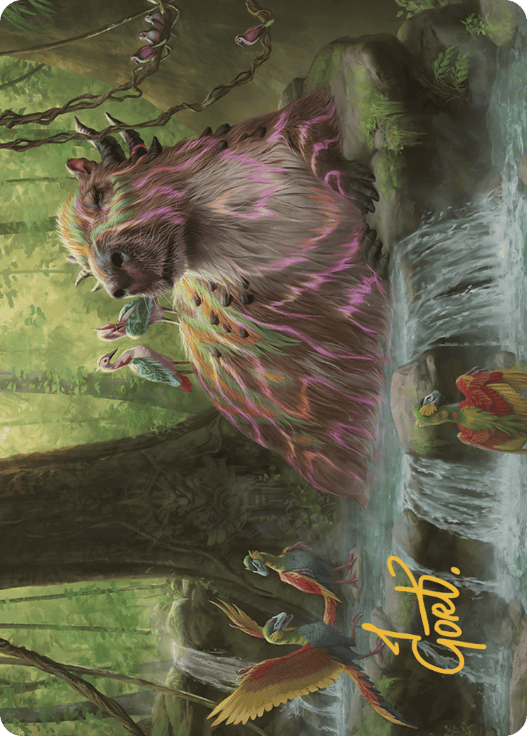 Basking Capybara — The Lost Caverns of Ixalan Art Series — Magic: The Gathering