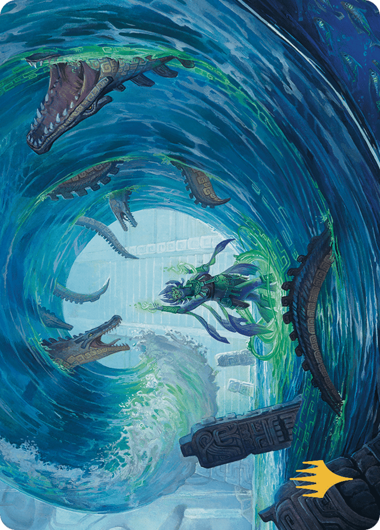 Wave Goodbye — The Lost Caverns of Ixalan Art Series — Magic: The Gathering