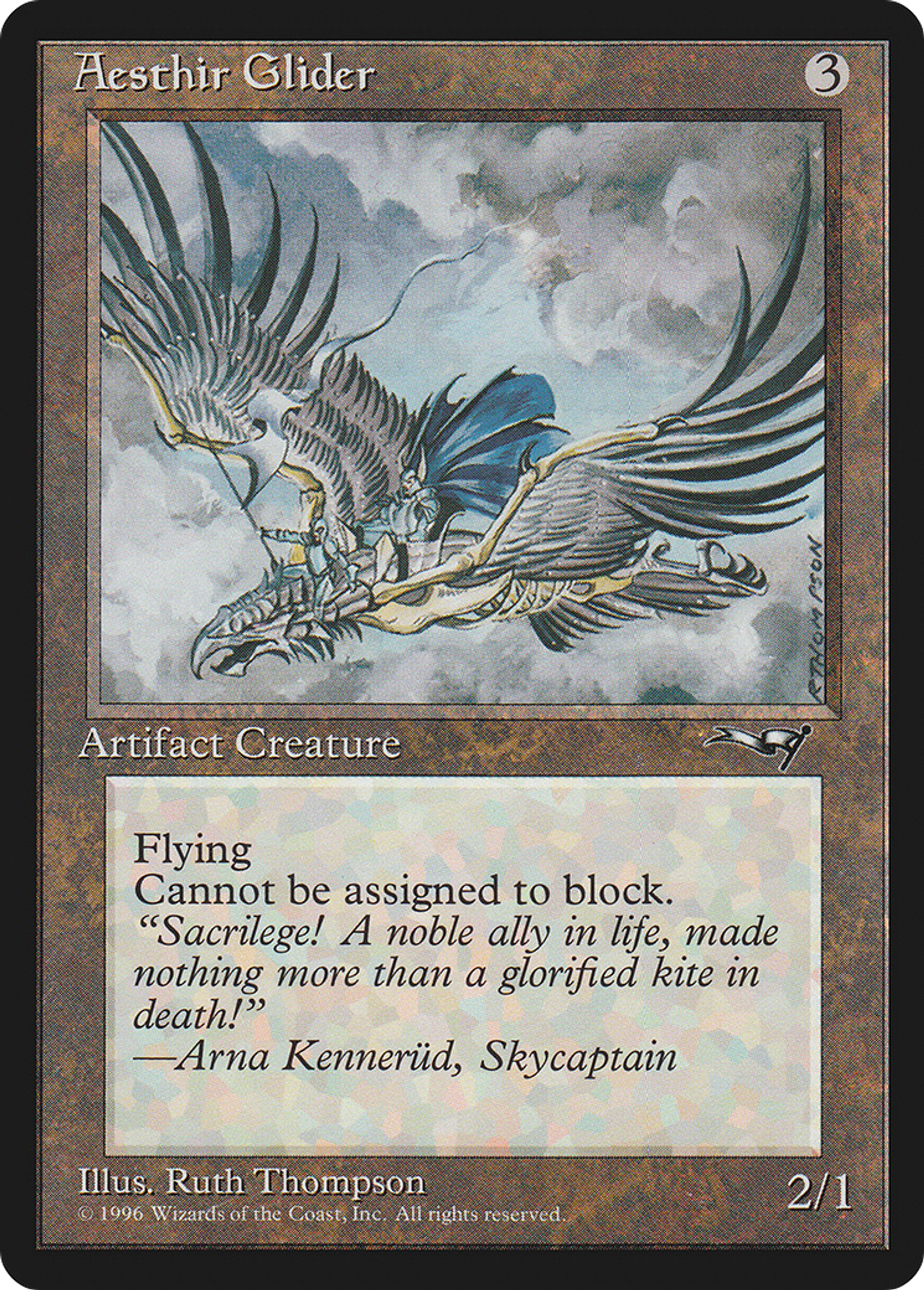 Planeur d'aeszir — Alliances — Magic: The Gathering