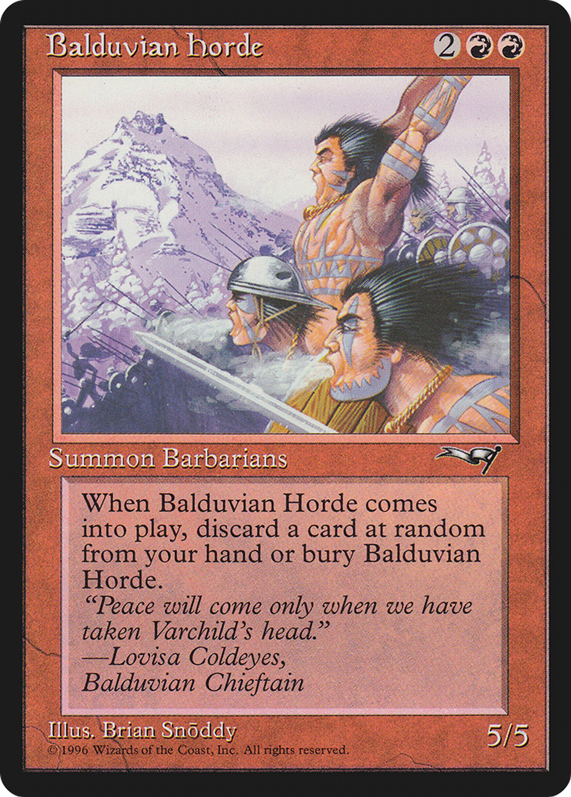 Balduvian Horde — Alliances — Magic: The Gathering