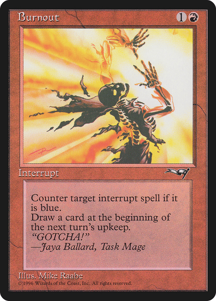 Burnout — Alliances — Magic: The Gathering