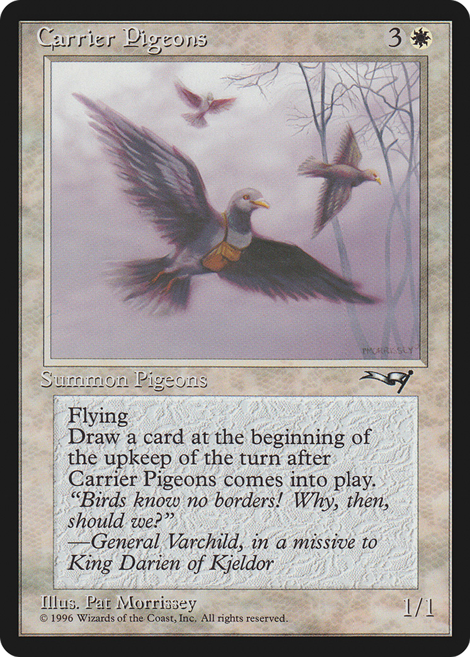 Pigeons voyageurs — Alliances — Magic: The Gathering