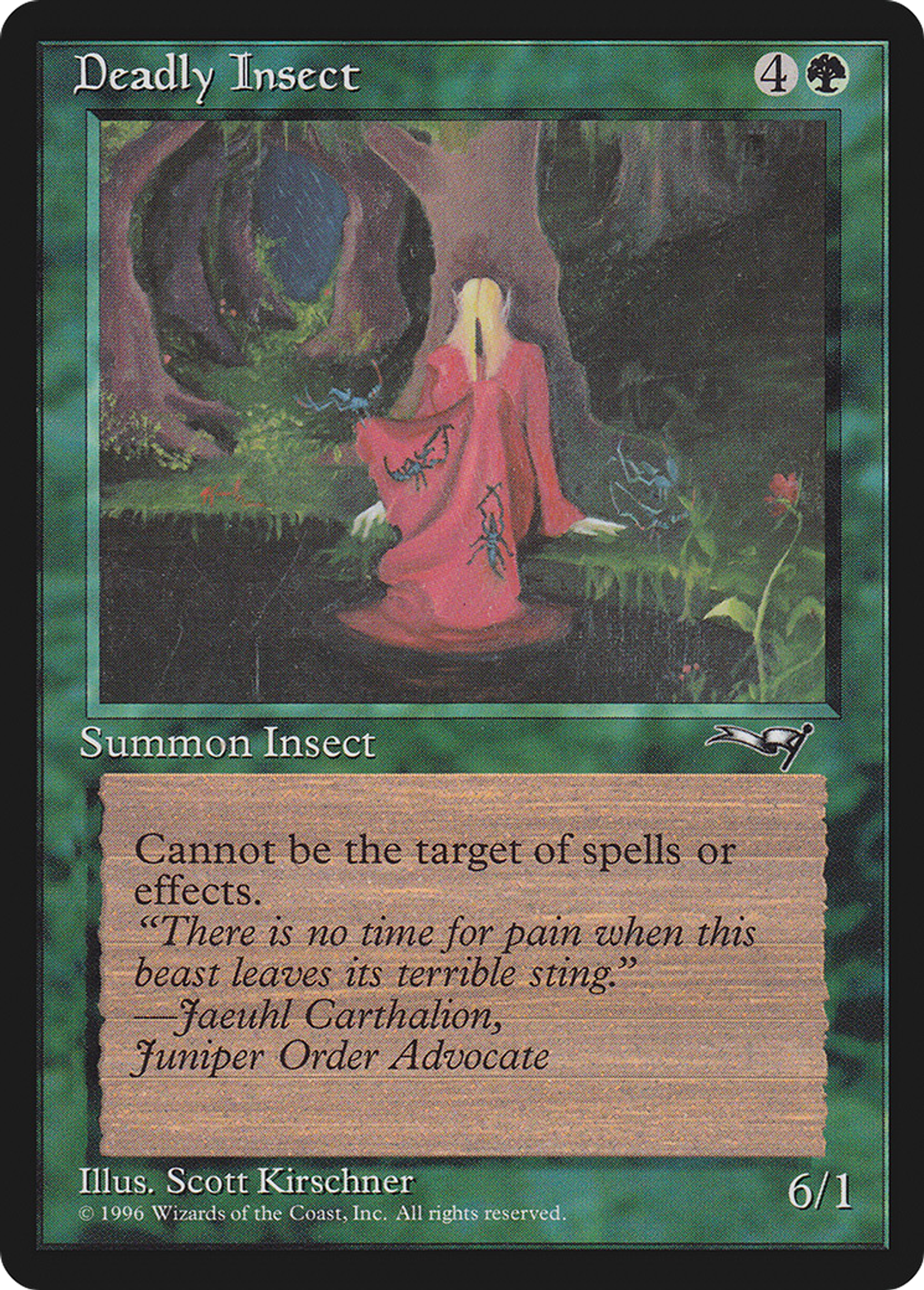 Deadly Insect — Alliances — Magic: The Gathering