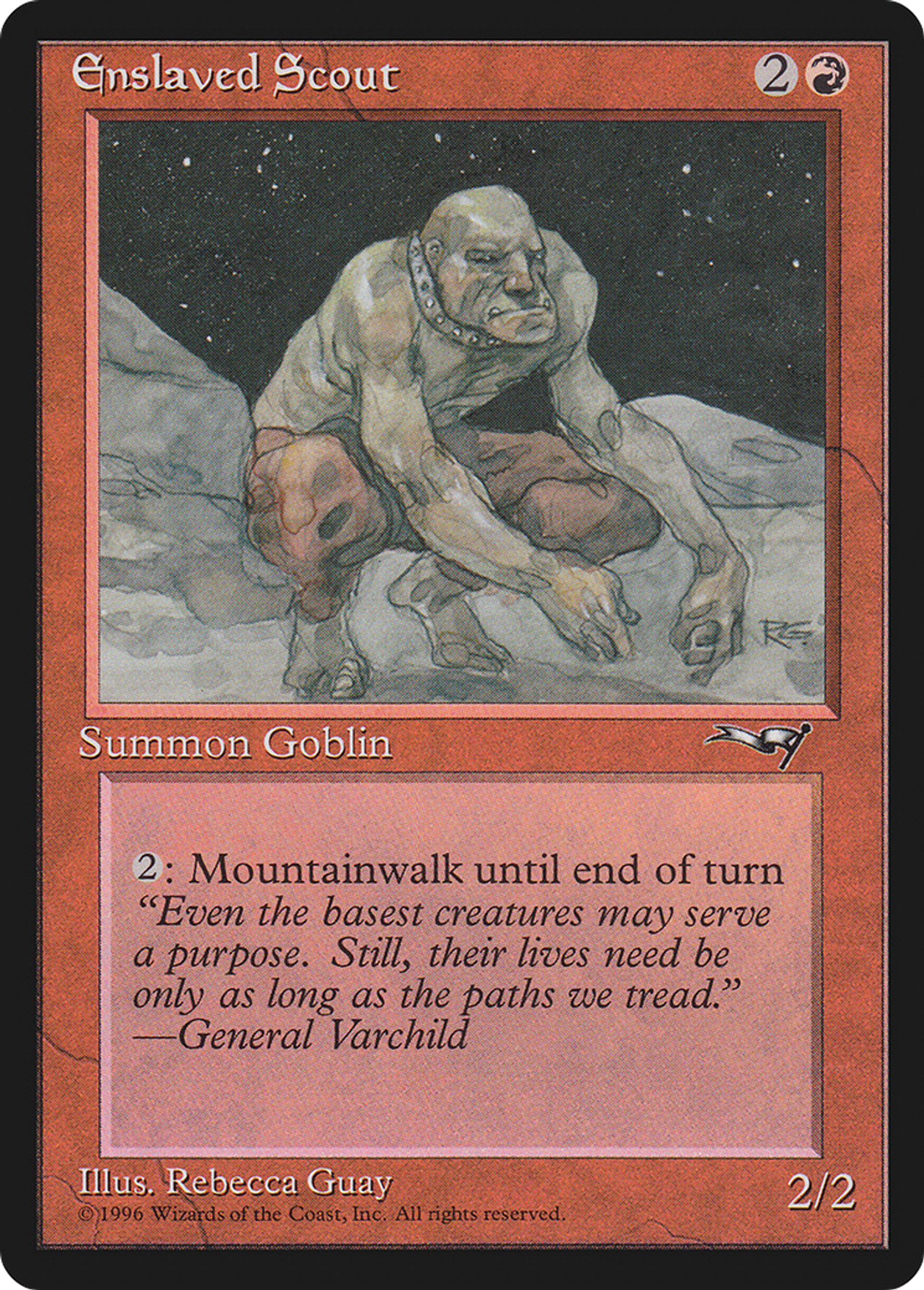 Enslaved Scout — Alliances — Magic: The Gathering