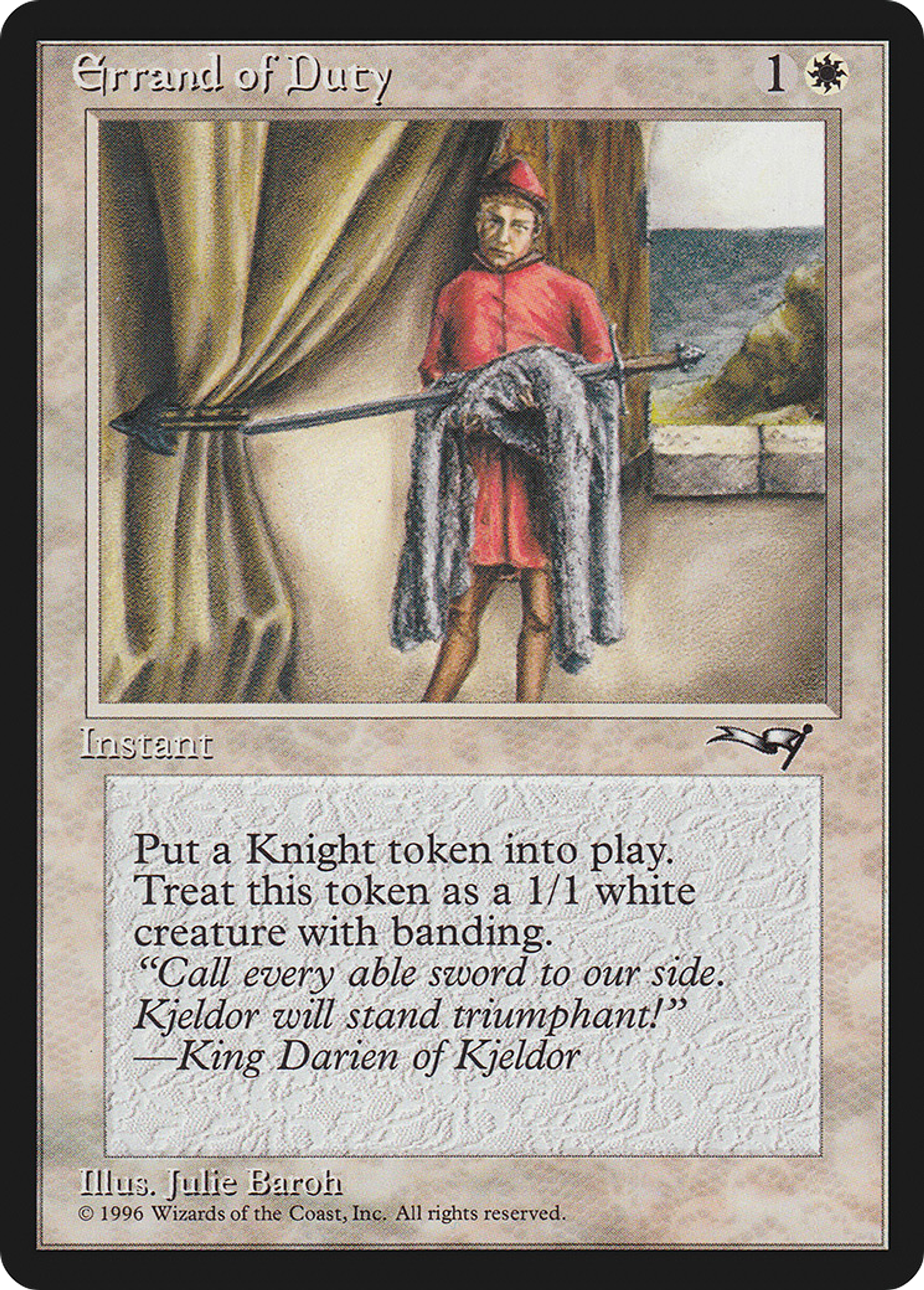 Commis d'office — Alliances — Magic: The Gathering