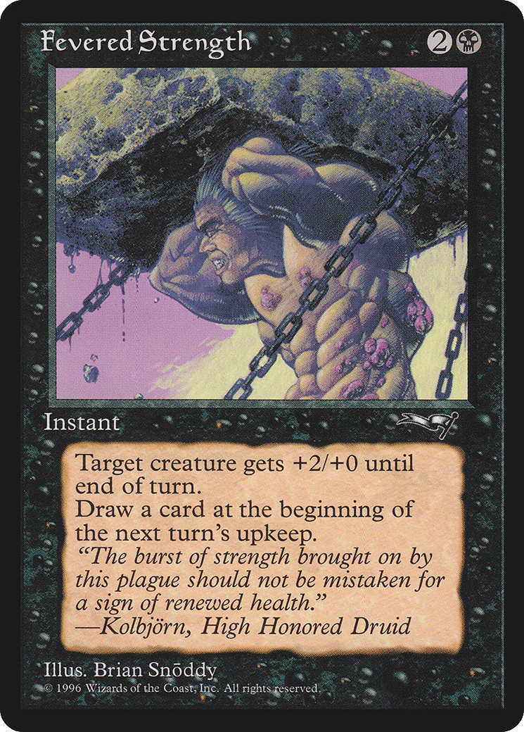 Fevered Strength — Alliances — Magic: The Gathering