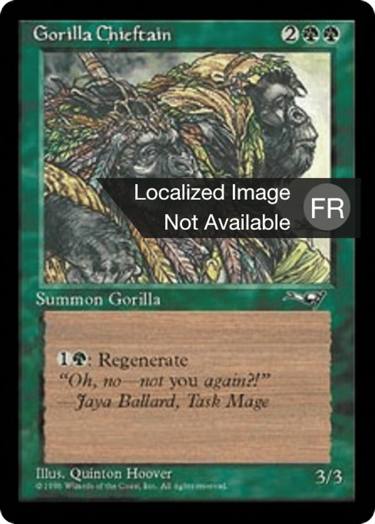 Chef de clan gorille — Alliances — Magic: The Gathering