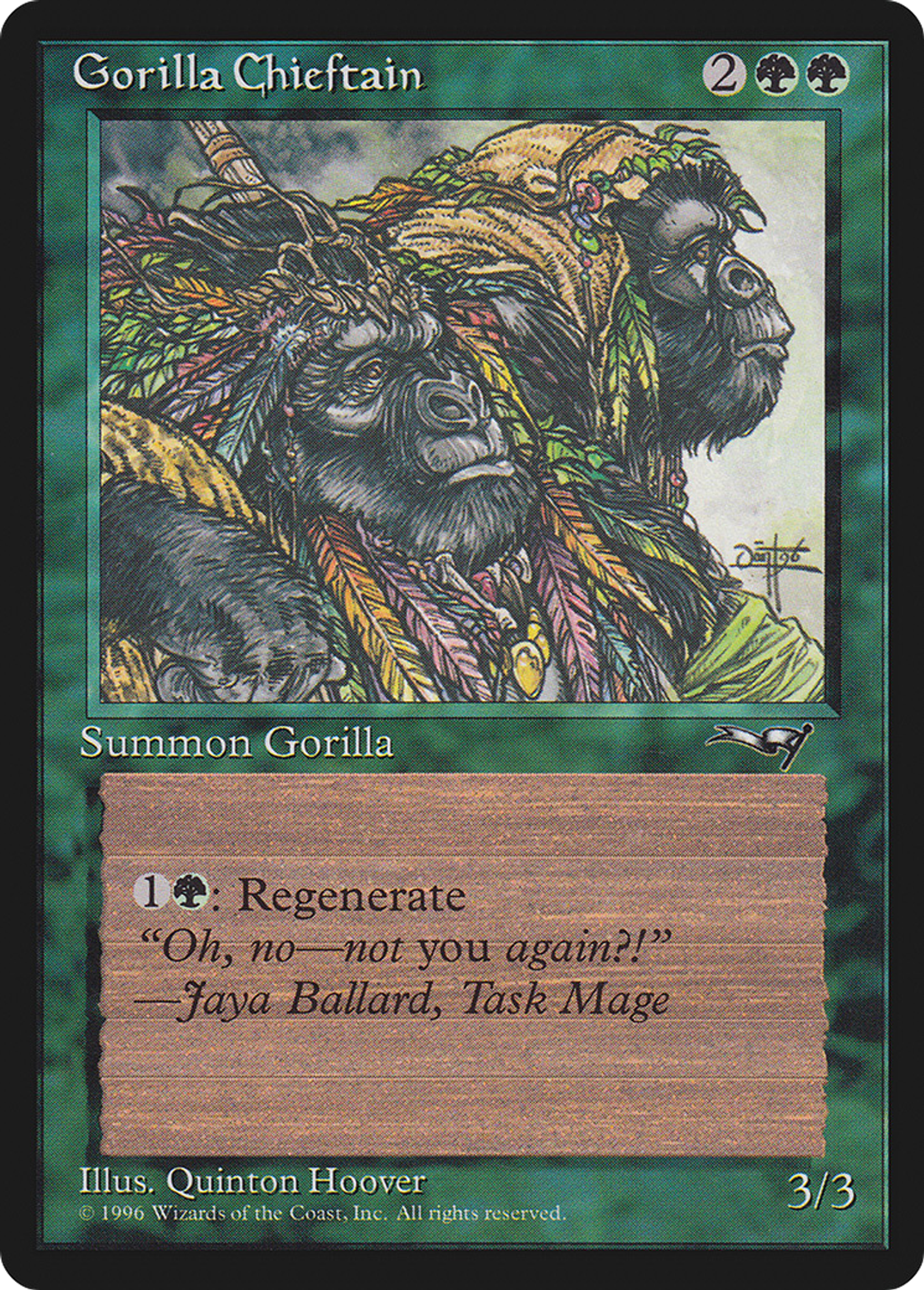 Chef de clan gorille — Alliances — Magic: The Gathering