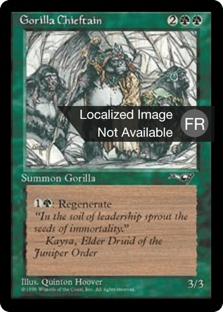 Chef de clan gorille — Alliances — Magic: The Gathering