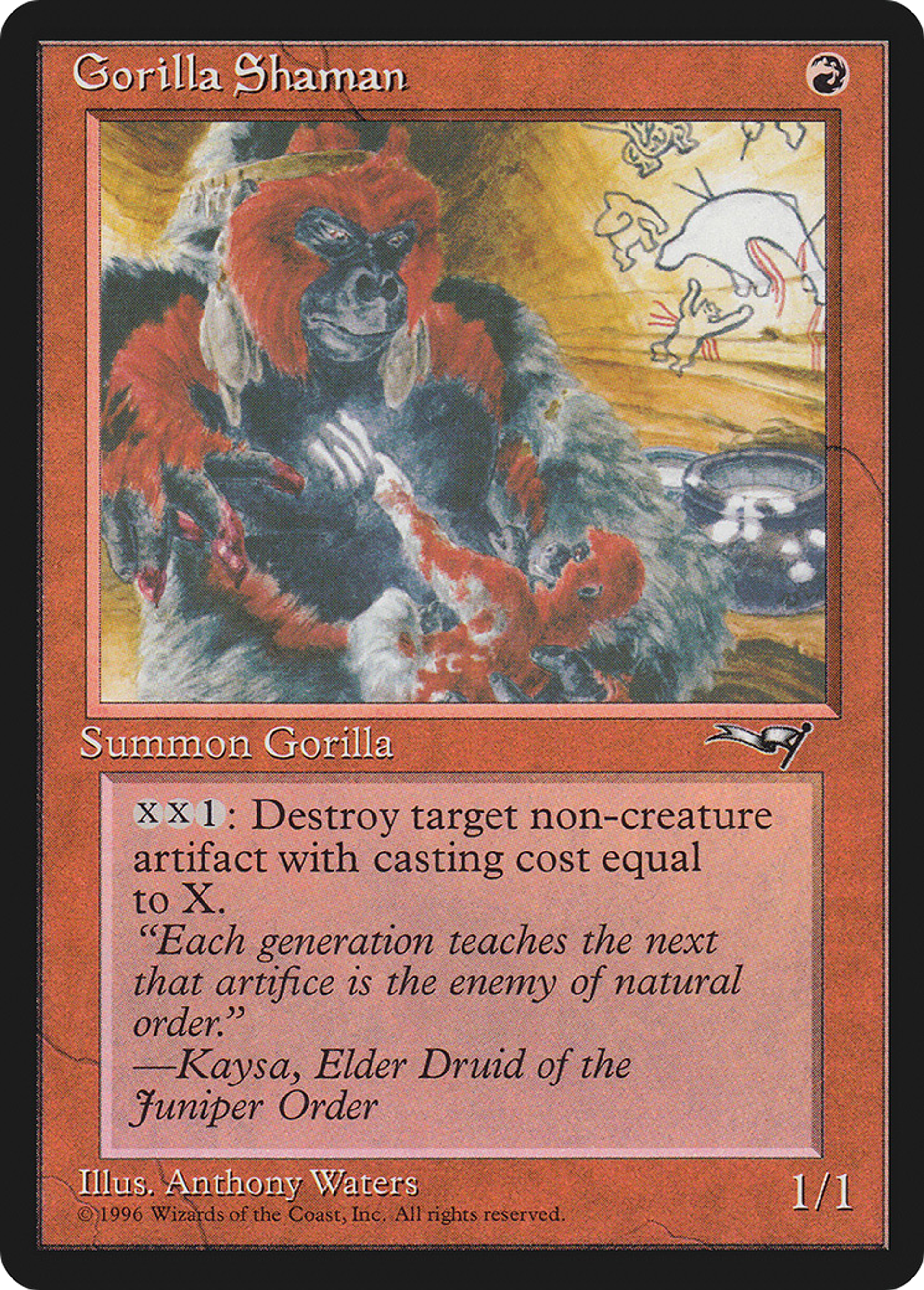 Shamane gorille — Alliances — Magic: The Gathering