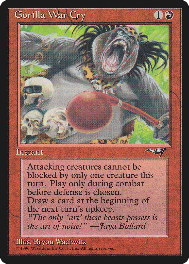 Gorilla War Cry — Alliances — Magic: The Gathering