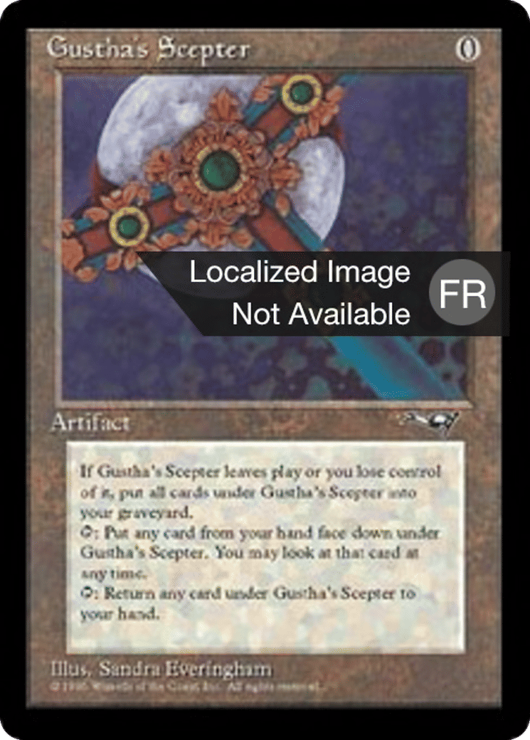 Sceptre de Gustha — Alliances — Magic: The Gathering