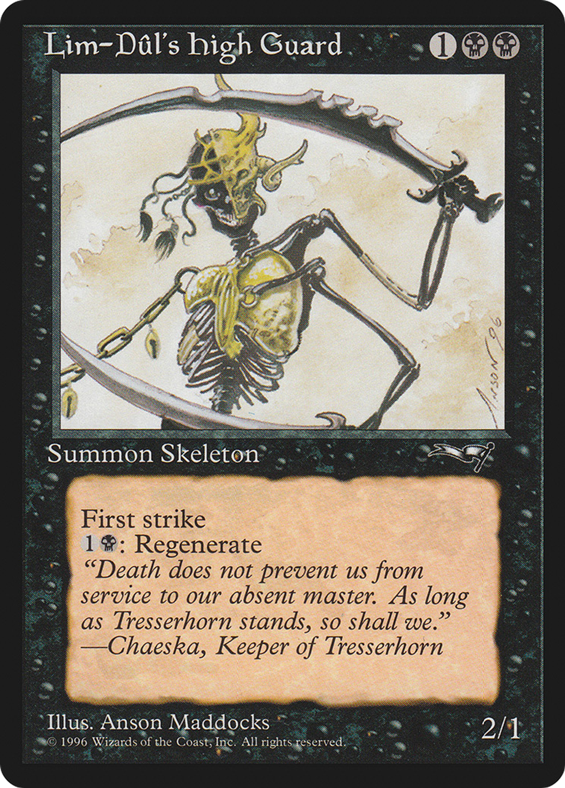 Lim-Dûl's High Guard — Alliances — Magic: The Gathering