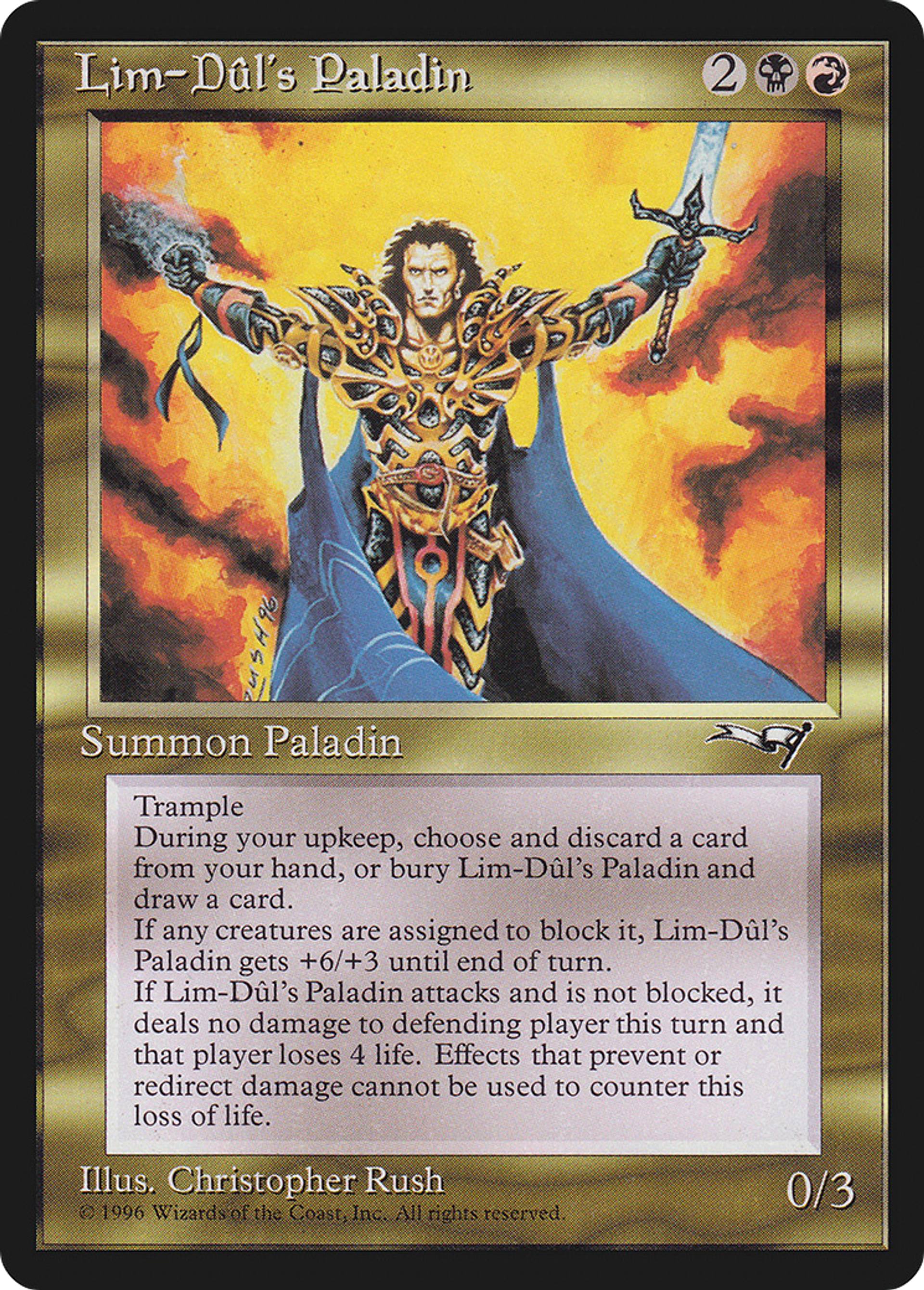 Lim-Dûl's Paladin — Alliances — Magic: The Gathering