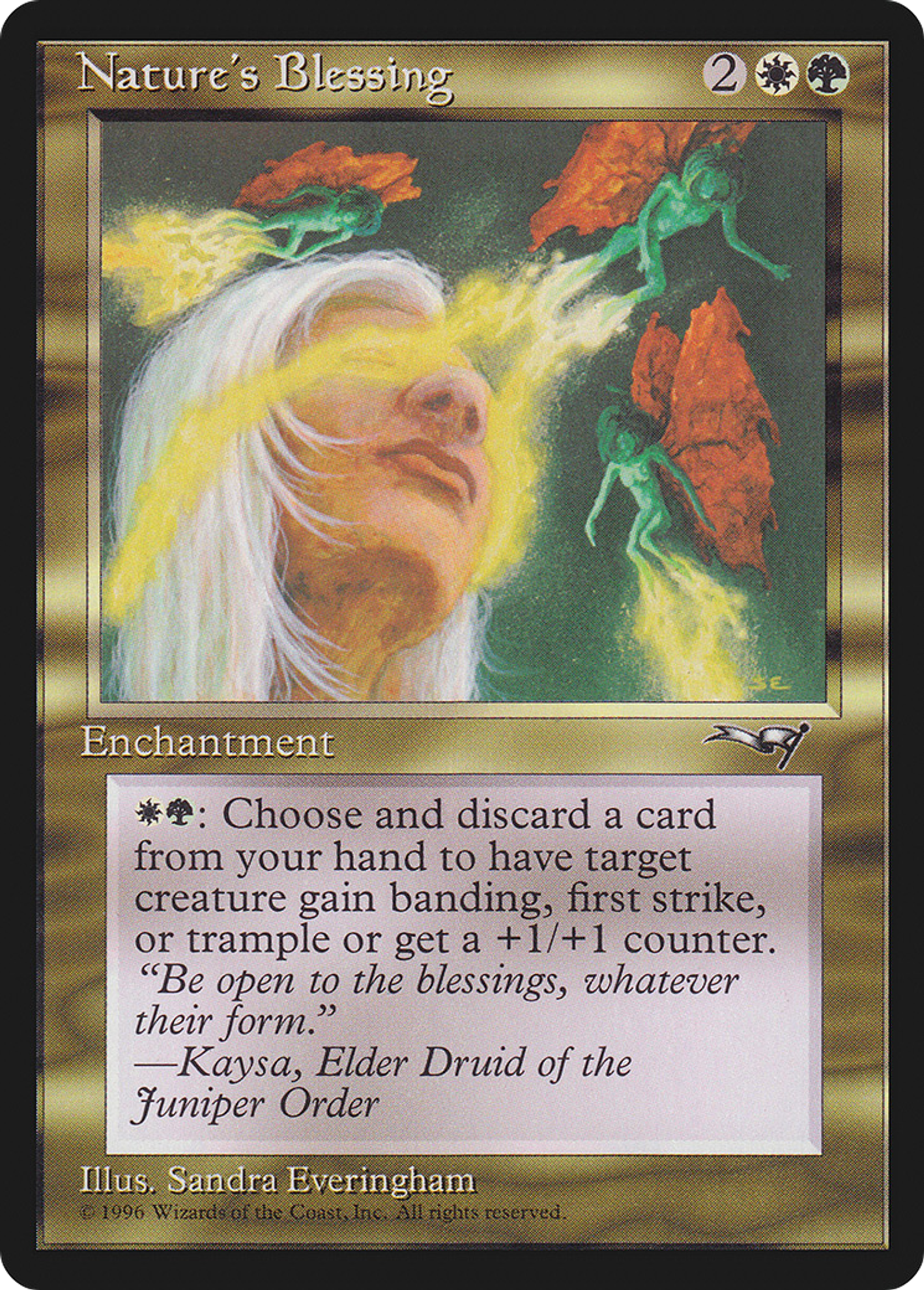 Bénédiction de la Nature — Alliances — Magic: The Gathering