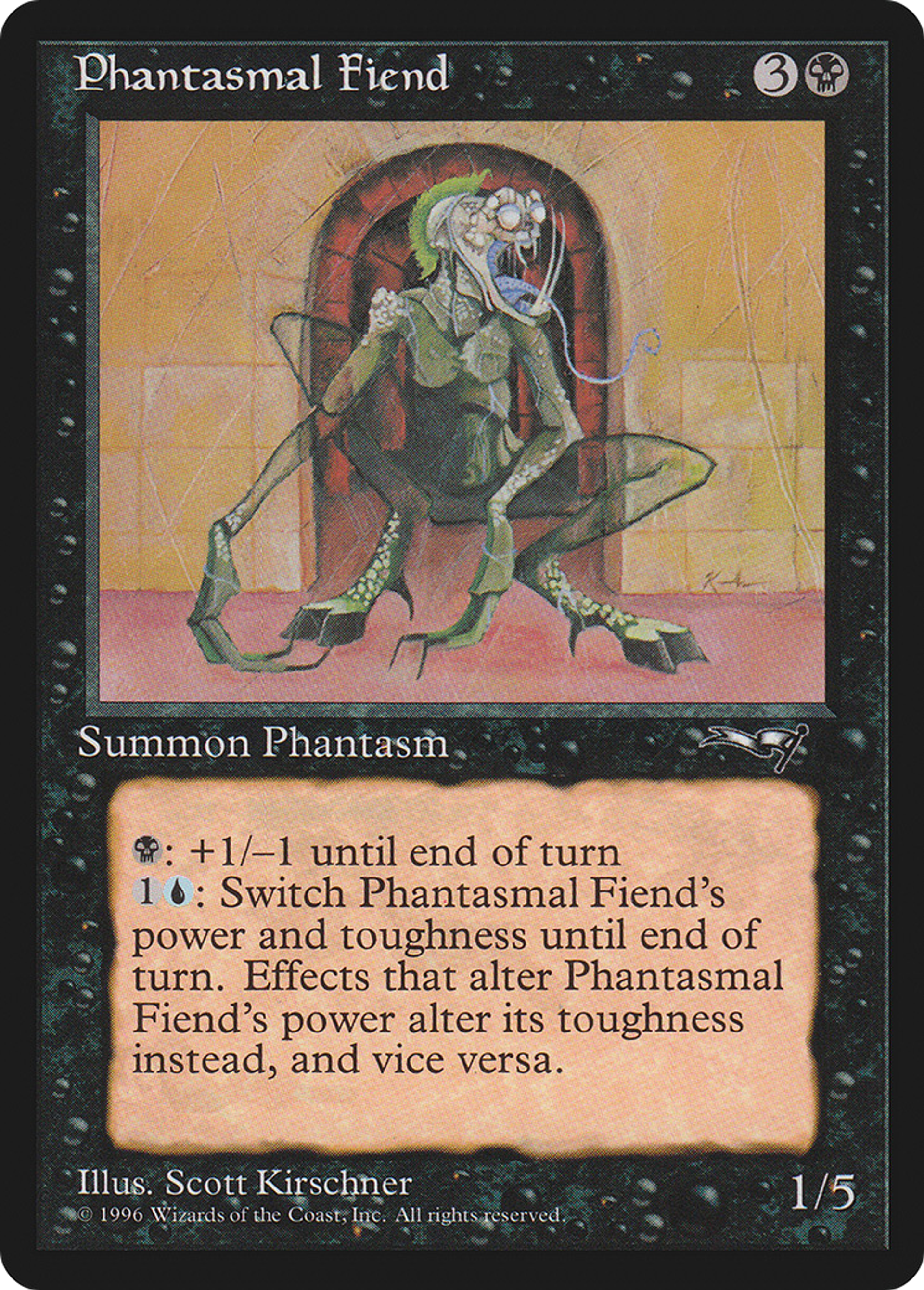 Phantasmal Fiend — Alliances — Magic: The Gathering