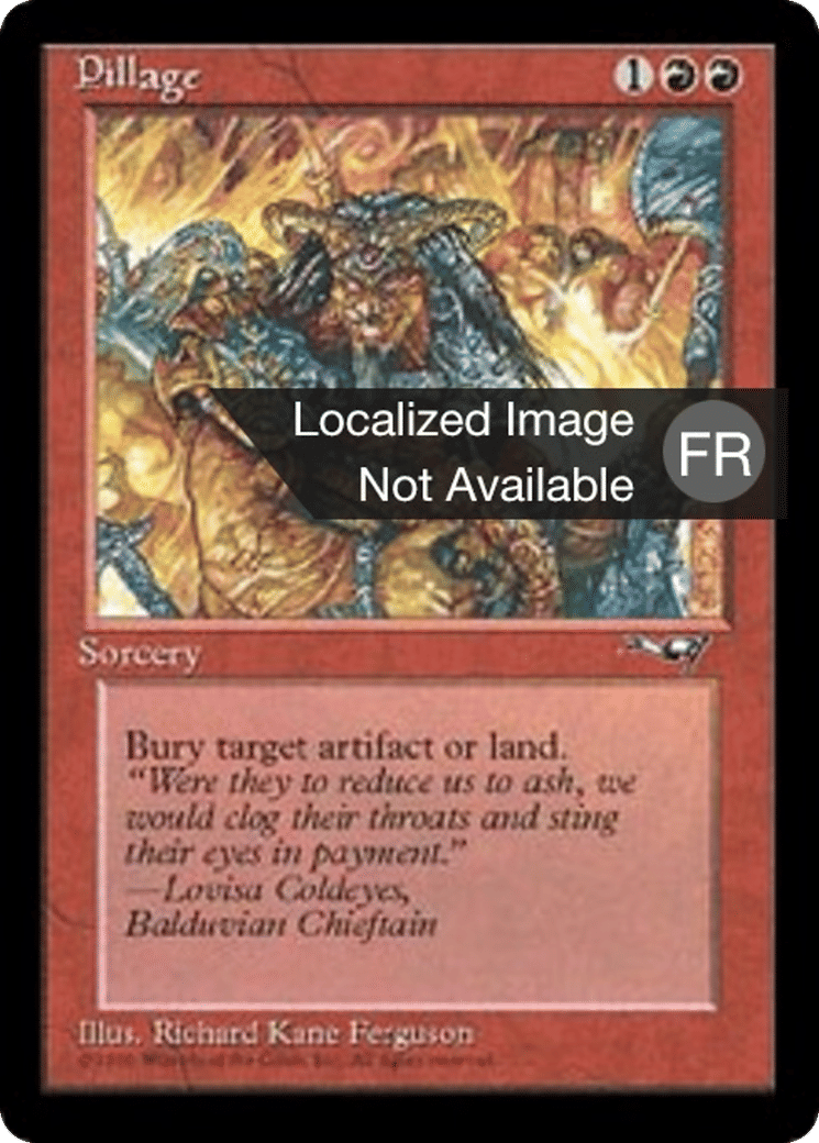 Pillage — Alliances — Magic: The Gathering