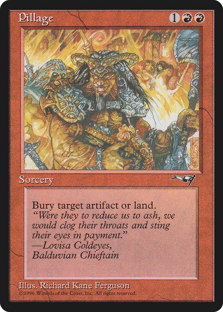Pillage — Alliances — Magic: The Gathering