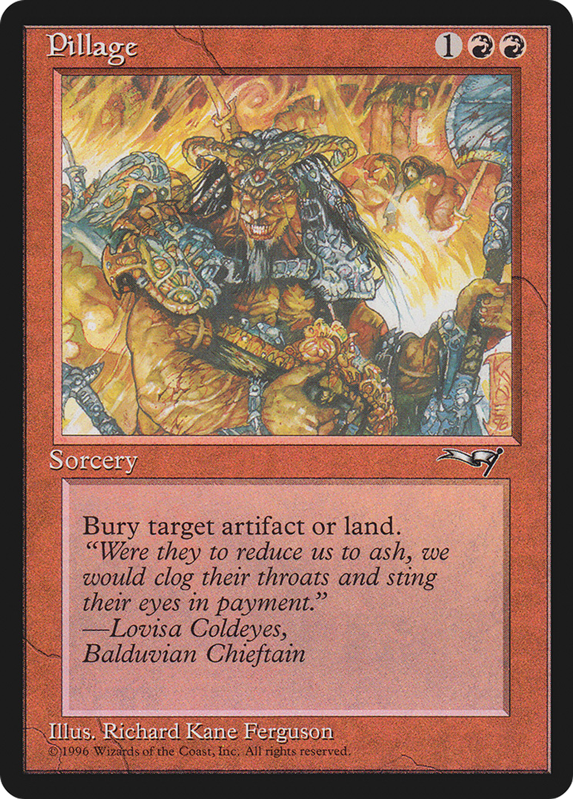 Pillage — Alliances — Magic: The Gathering