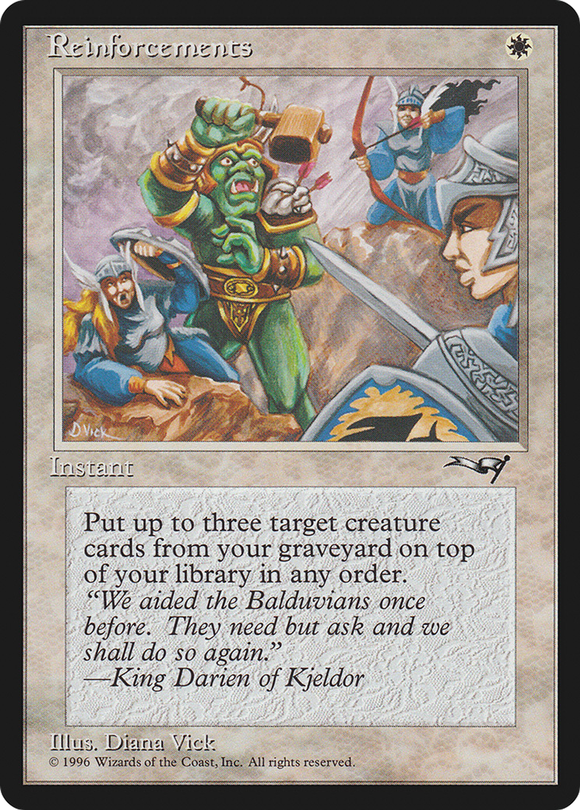 Renforts — Alliances — Magic: The Gathering