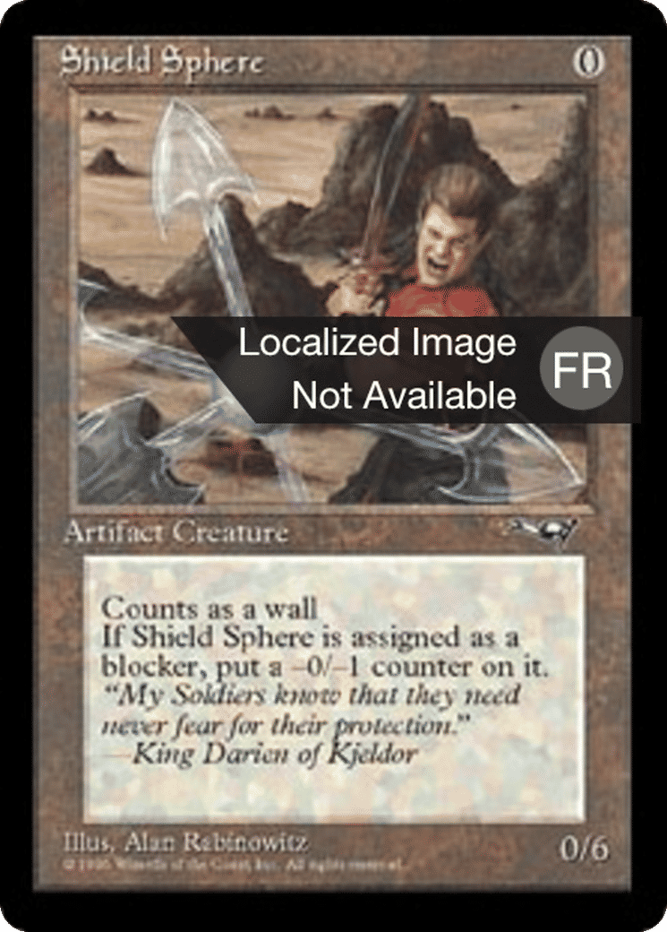 Sphère-bouclier — Alliances — Magic: The Gathering