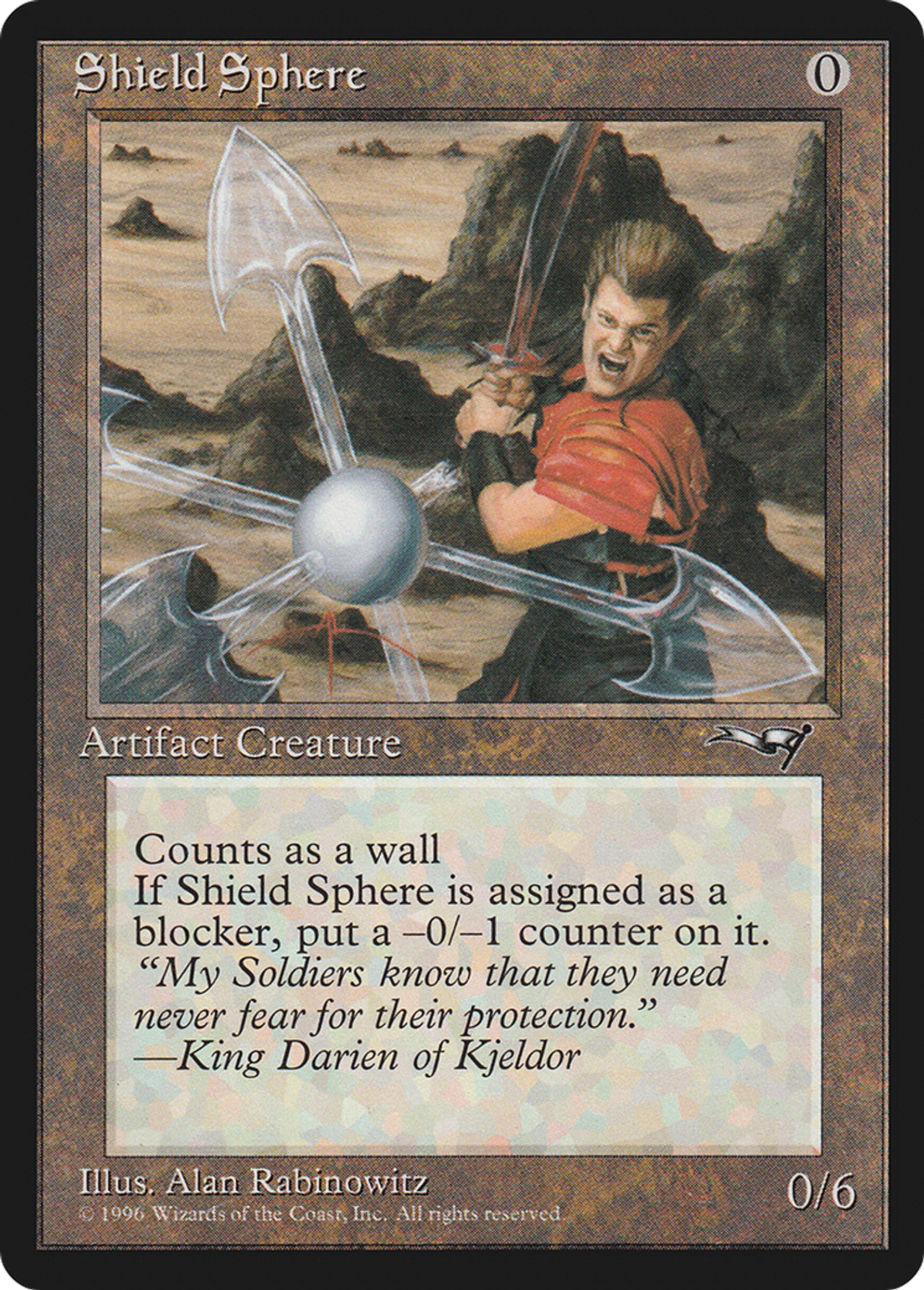 Sphère-bouclier — Alliances — Magic: The Gathering