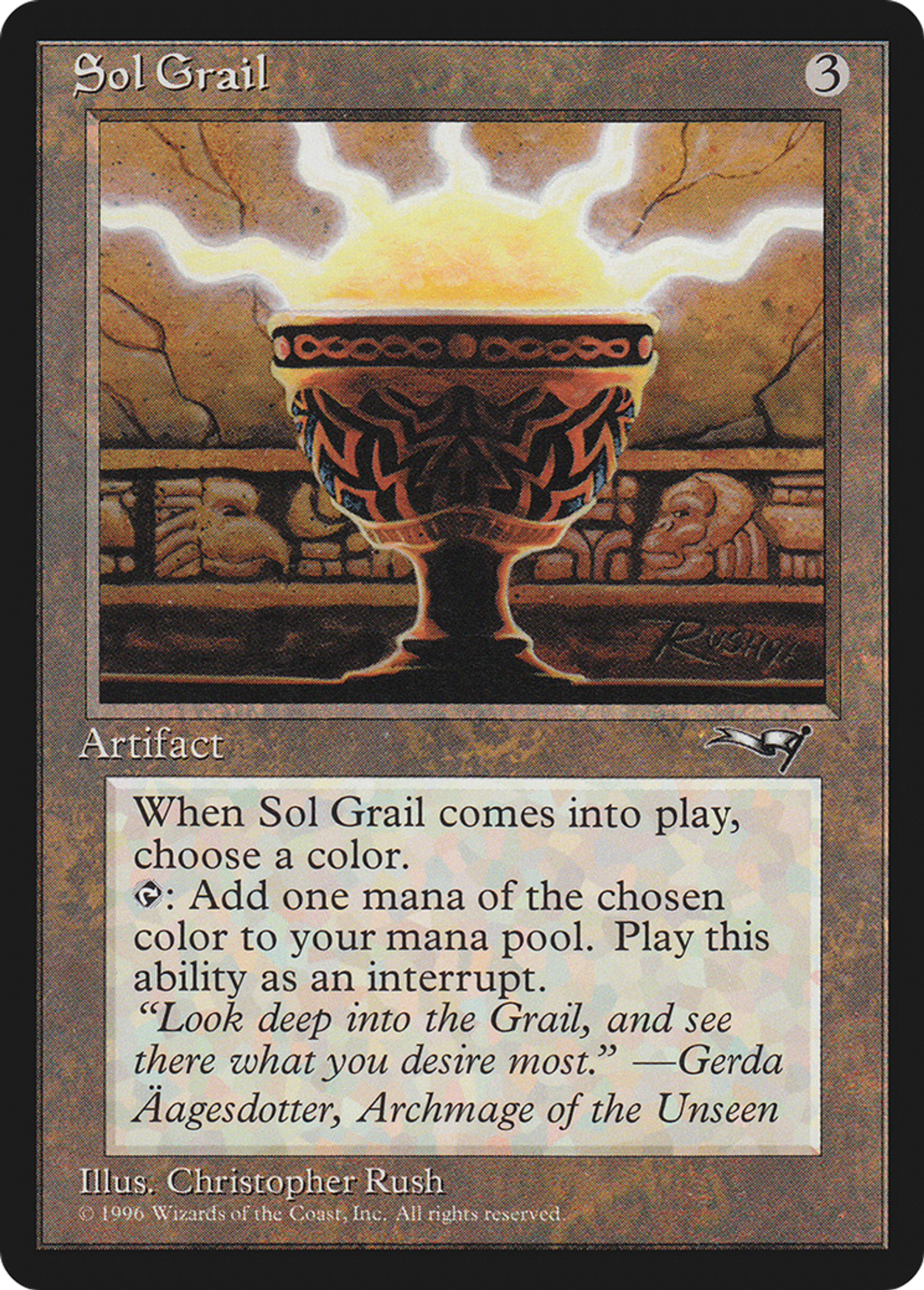 Graal solaire — Alliances — Magic: The Gathering