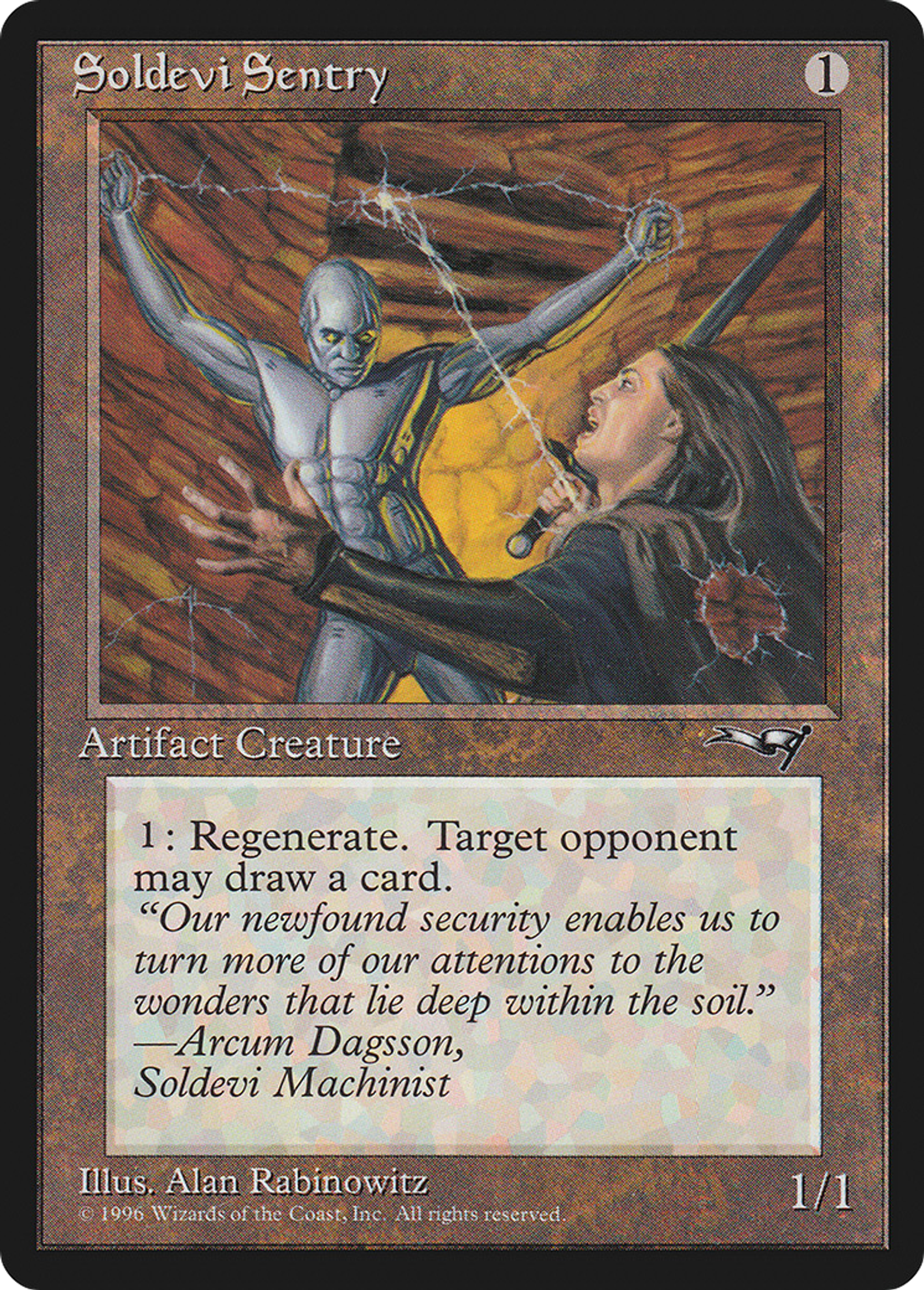 Soldevi Sentry — Alliances — Magic: The Gathering