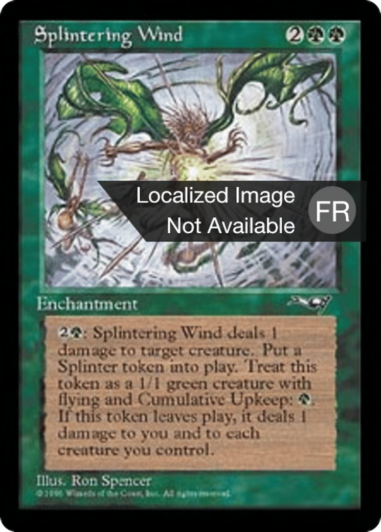 Bourrasque exfoliante — Alliances — Magic: The Gathering