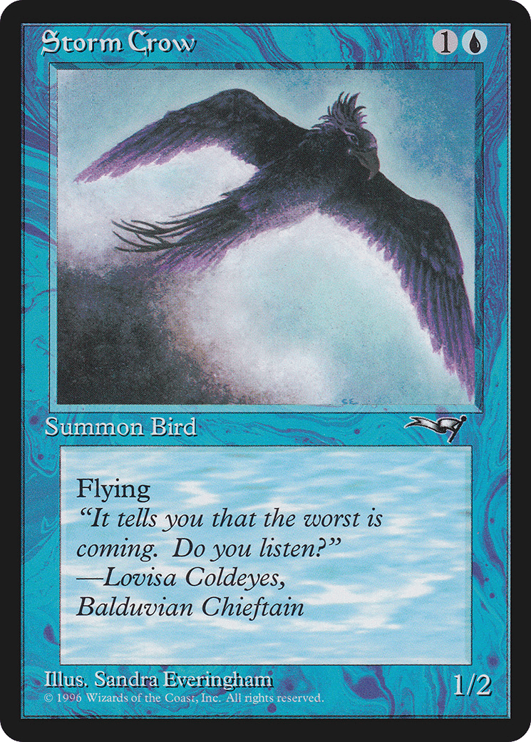 Storm Crow — Alliances — Magic: The Gathering
