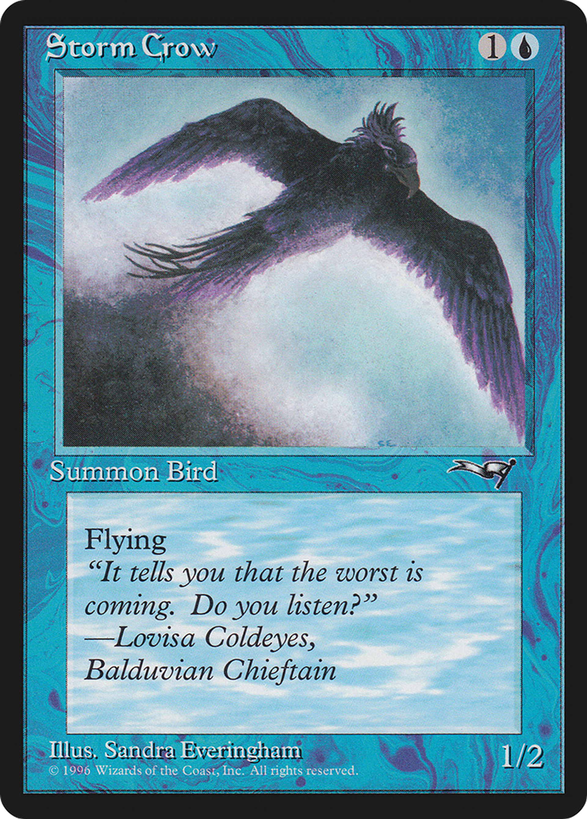 Storm Crow — Alliances — Magic: The Gathering