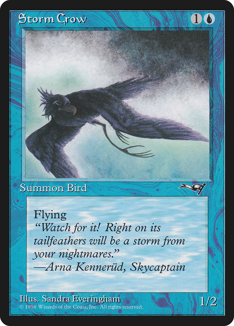 Storm Crow — Alliances — Magic: The Gathering