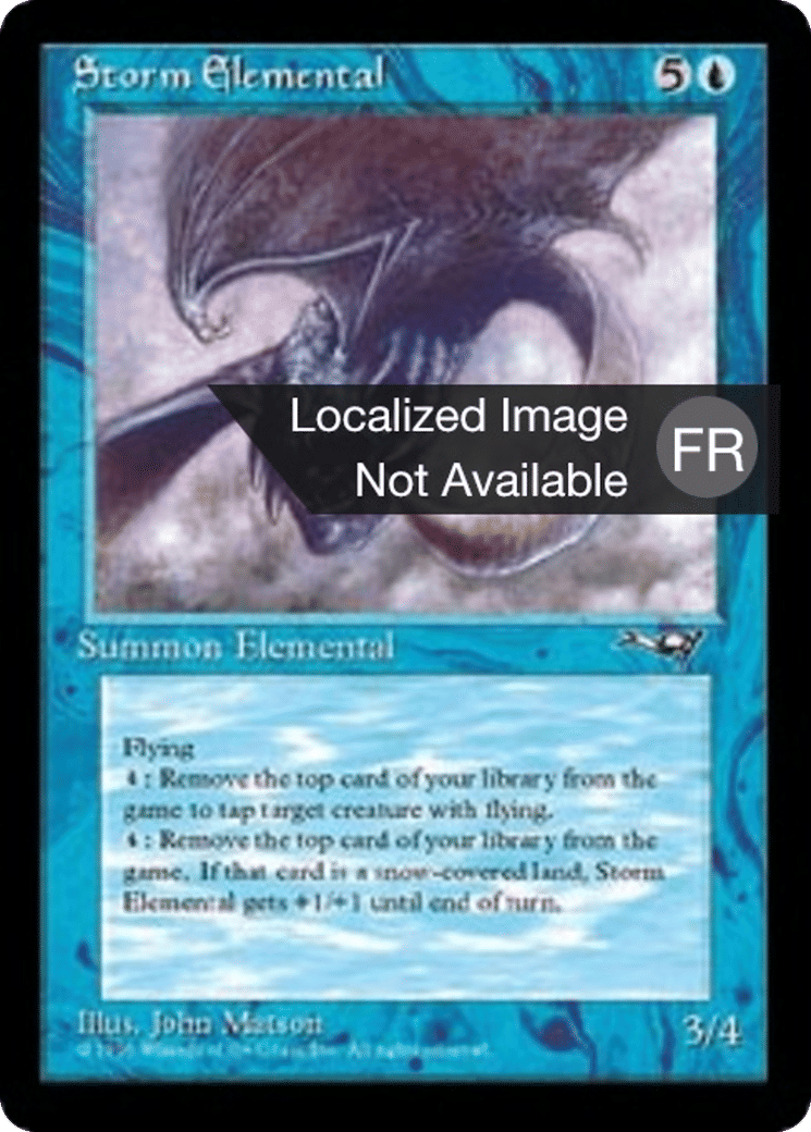 Élémental de l'orage — Alliances — Magic: The Gathering