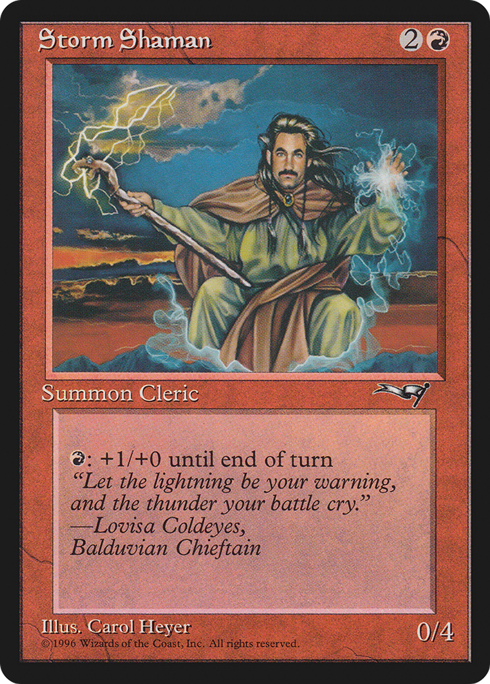 Storm Shaman — Alliances — Magic: The Gathering
