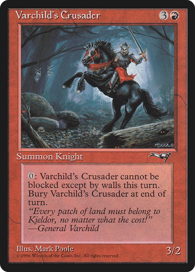 Varchild's Crusader — Alliances — Magic: The Gathering