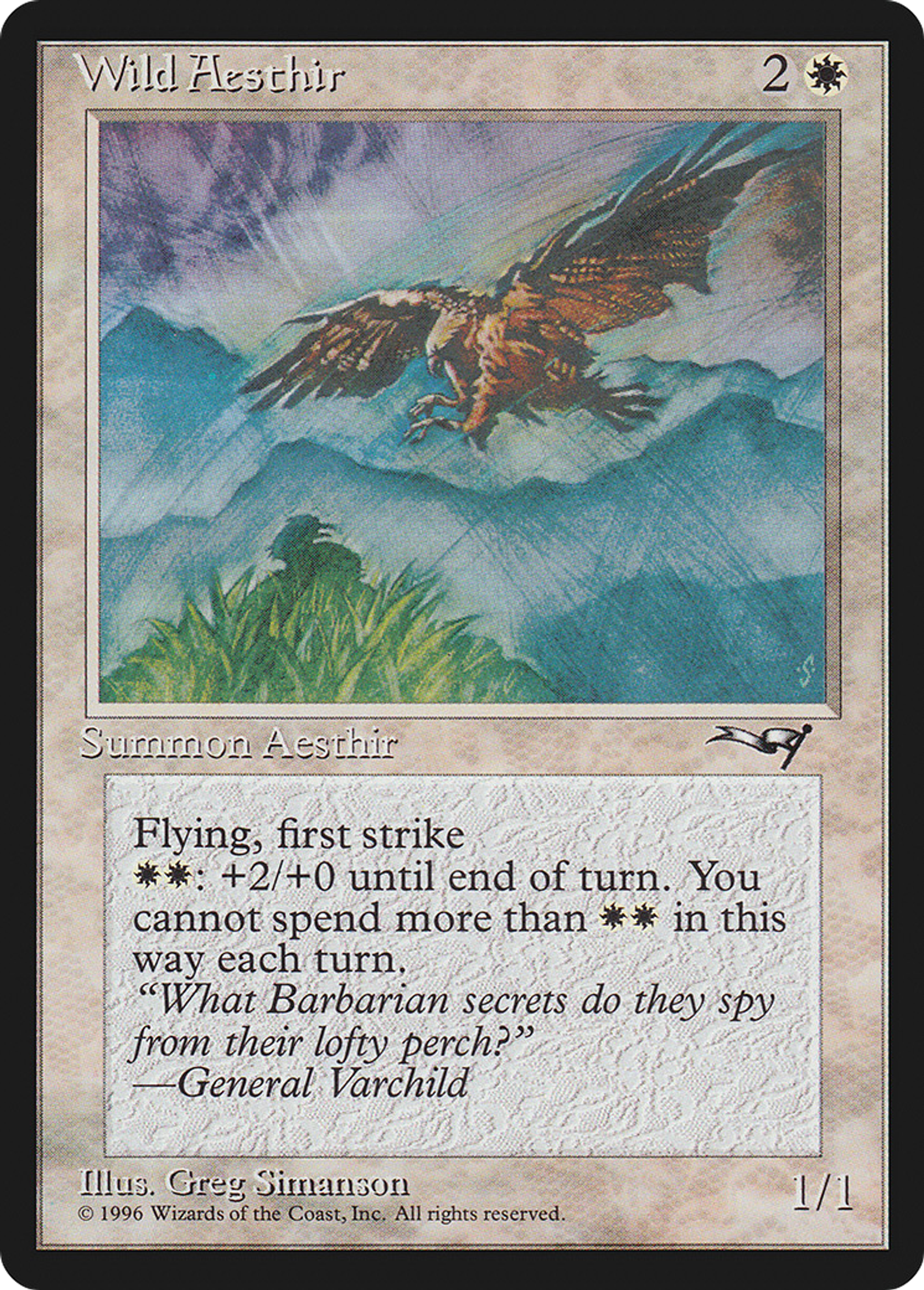 Wild Aesthir — Alliances — Magic: The Gathering