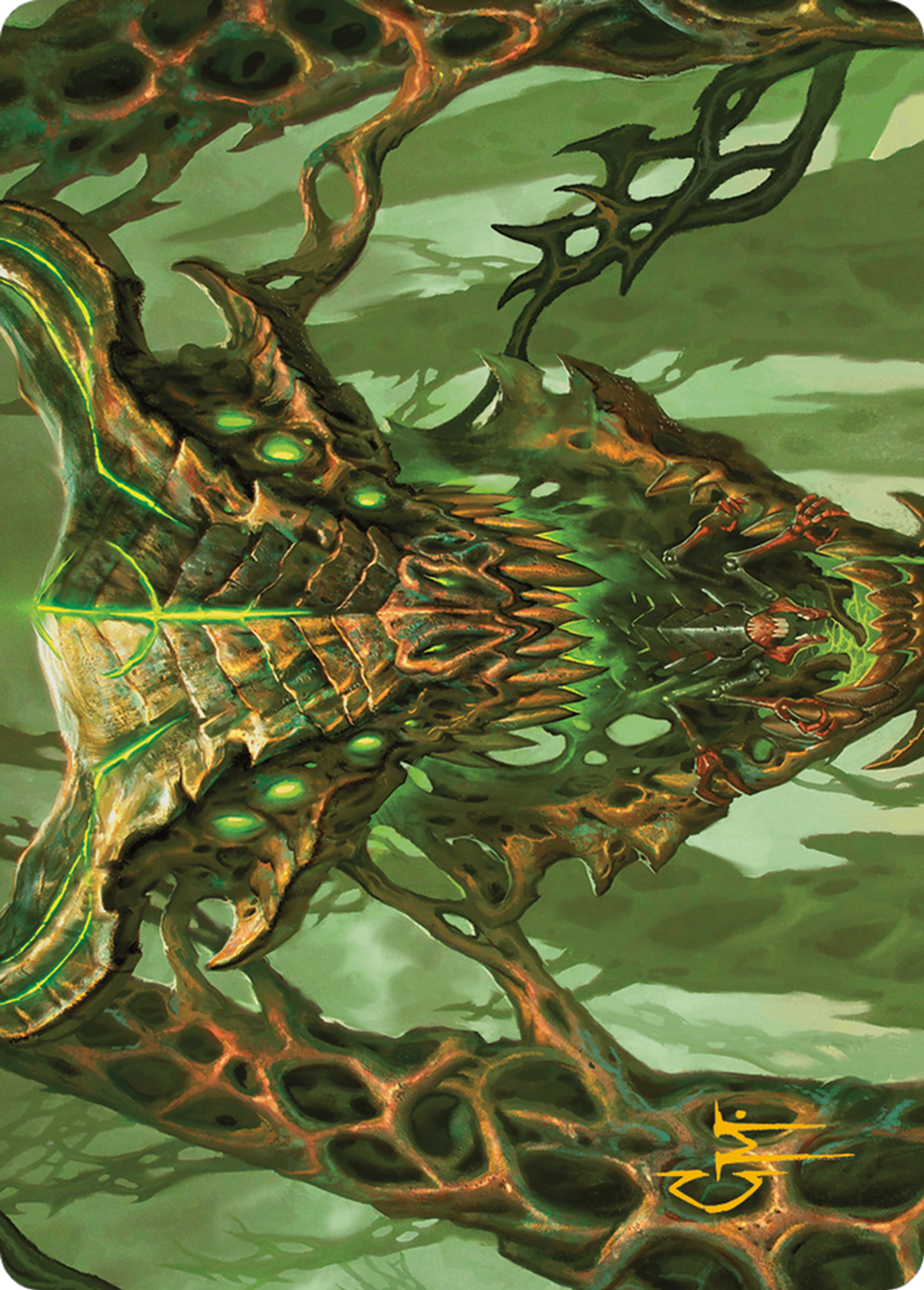 Colossal Dreadmask — Modern Horizons 3 Art Series — Magic: The Gathering