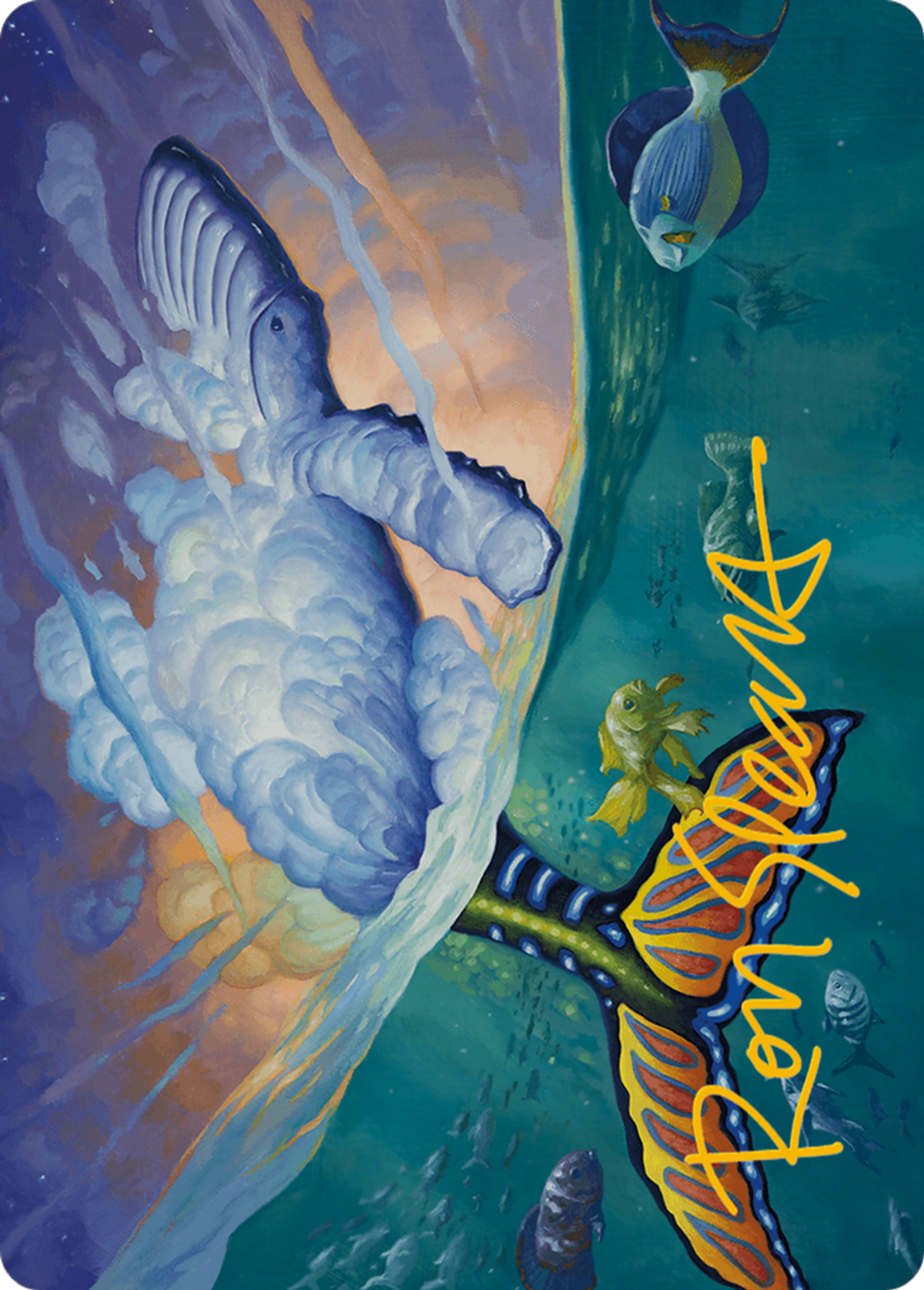 Dreamtide Whale — Modern Horizons 3 Art Series — Magic: The Gathering
