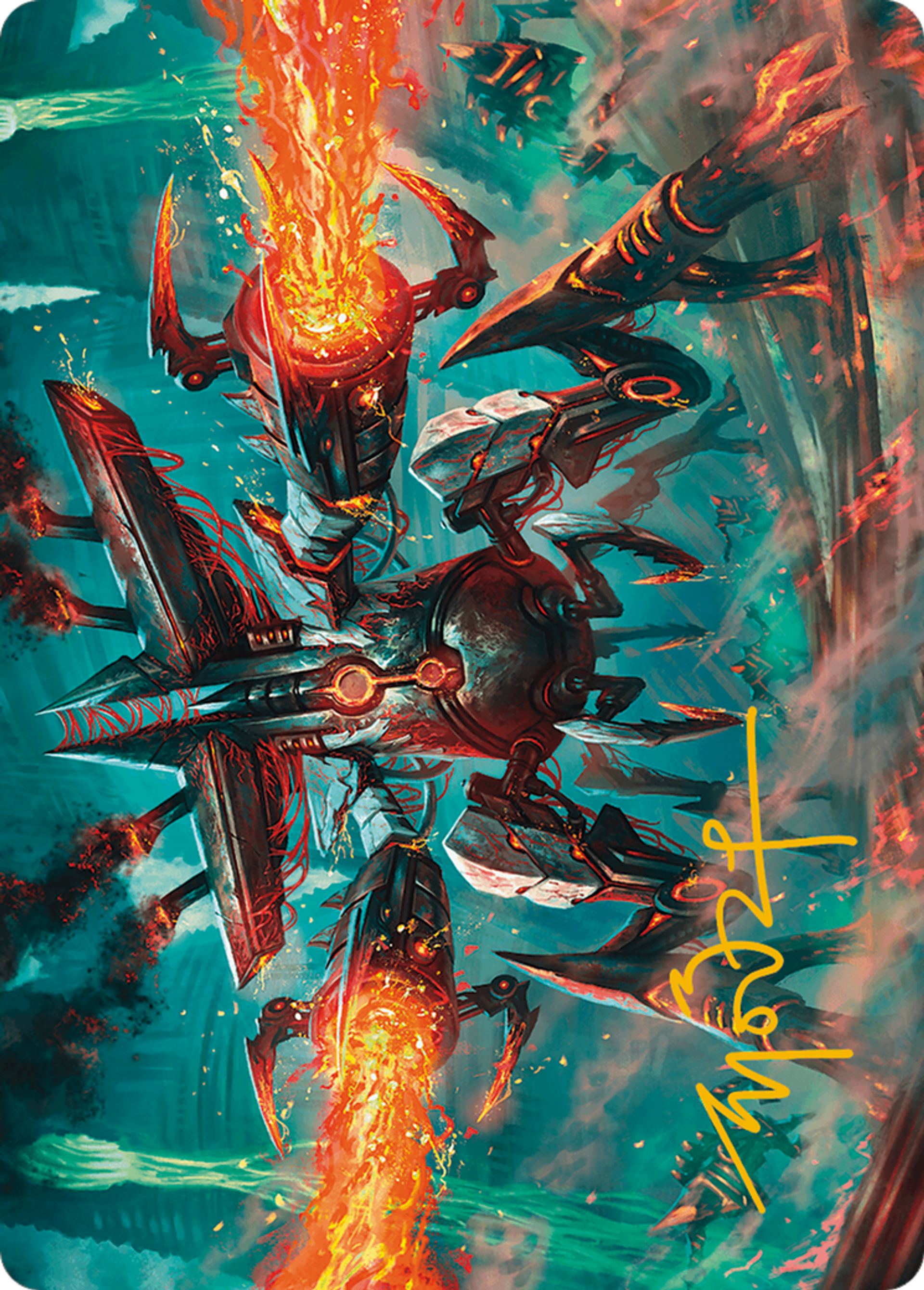 Exterminator Magmarch — Modern Horizons 3 Art Series — Magic: The Gathering