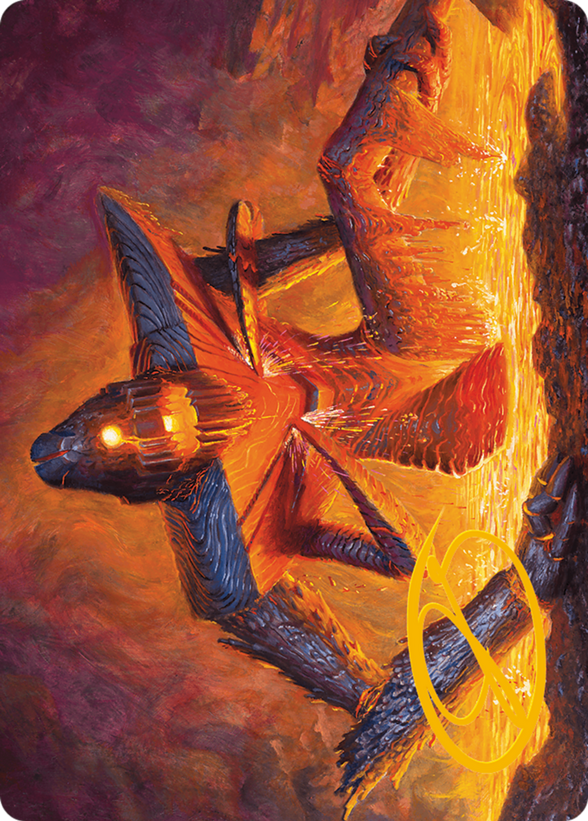 Molten Gatekeeper — Modern Horizons 3 Art Series — Magic: The Gathering
