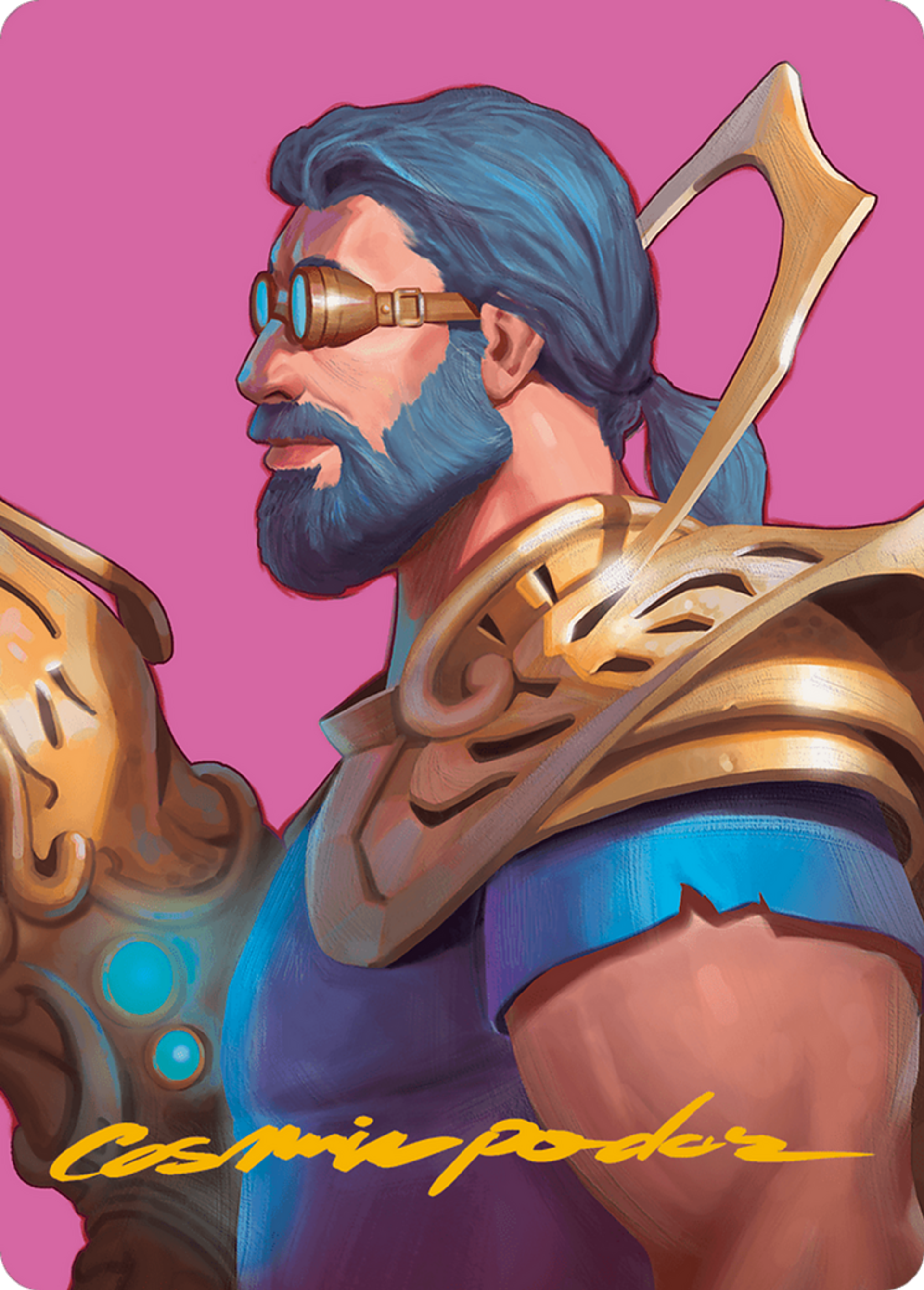 Satya, Aetherflux Genius — Modern Horizons 3 Art Series — Magic: The Gathering