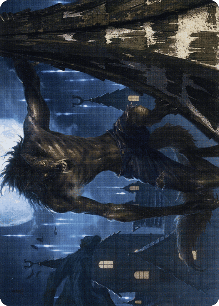 Stalking Predator — Midnight Hunt Art Series — Magic: The Gathering