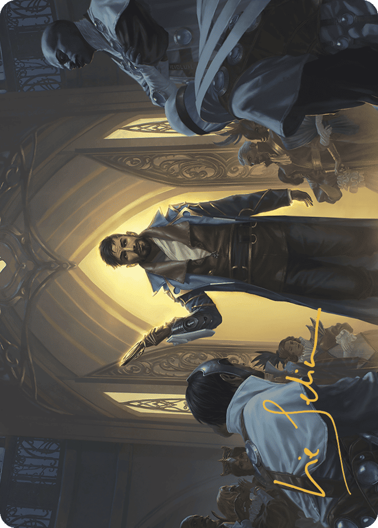 Auspicious Arrival — Murders at Karlov Manor Art Series — Magic: The Gathering