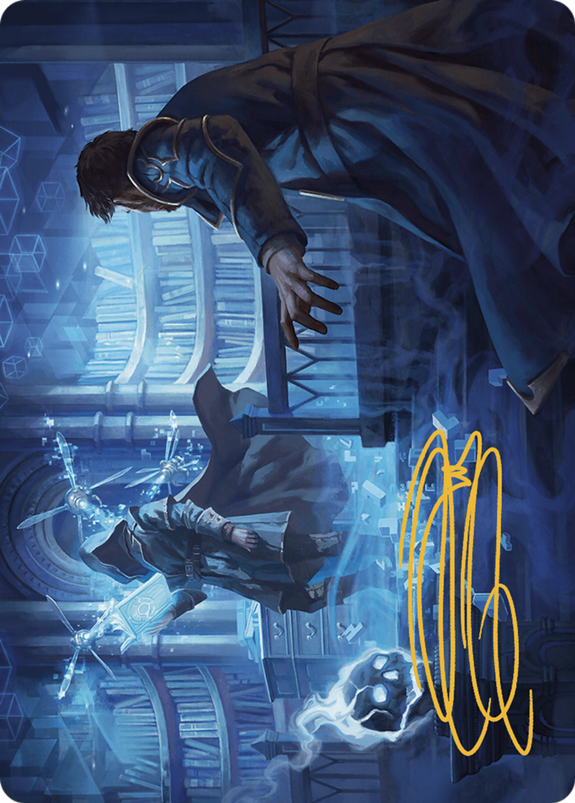 Intrude on the Mind — Murders at Karlov Manor Art Series — Magic: The Gathering