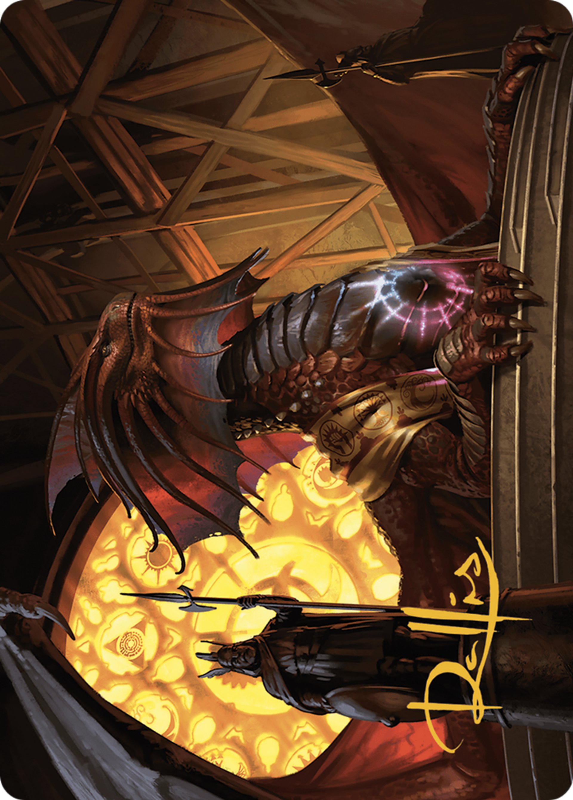 Niv-Mizzet, Guildpact — Murders at Karlov Manor Art Series — Magic: The Gathering