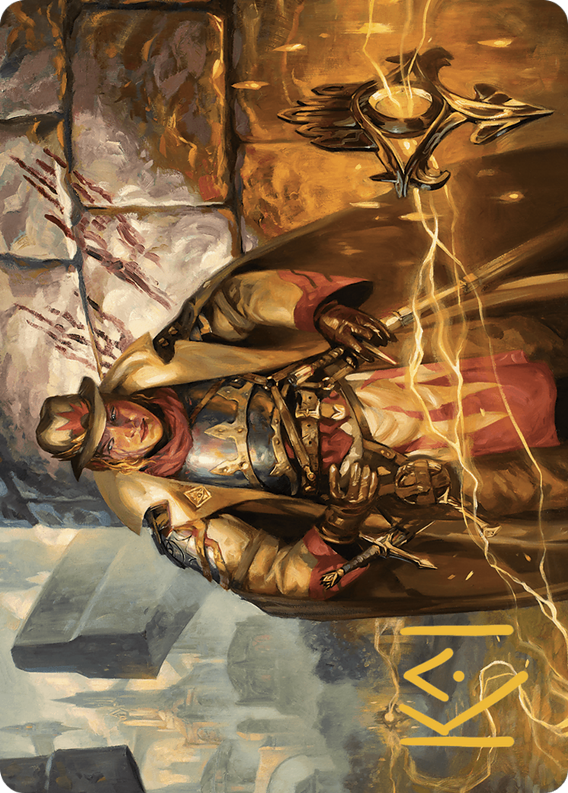Tenth District Hero — Murders at Karlov Manor Art Series — Magic: The Gathering