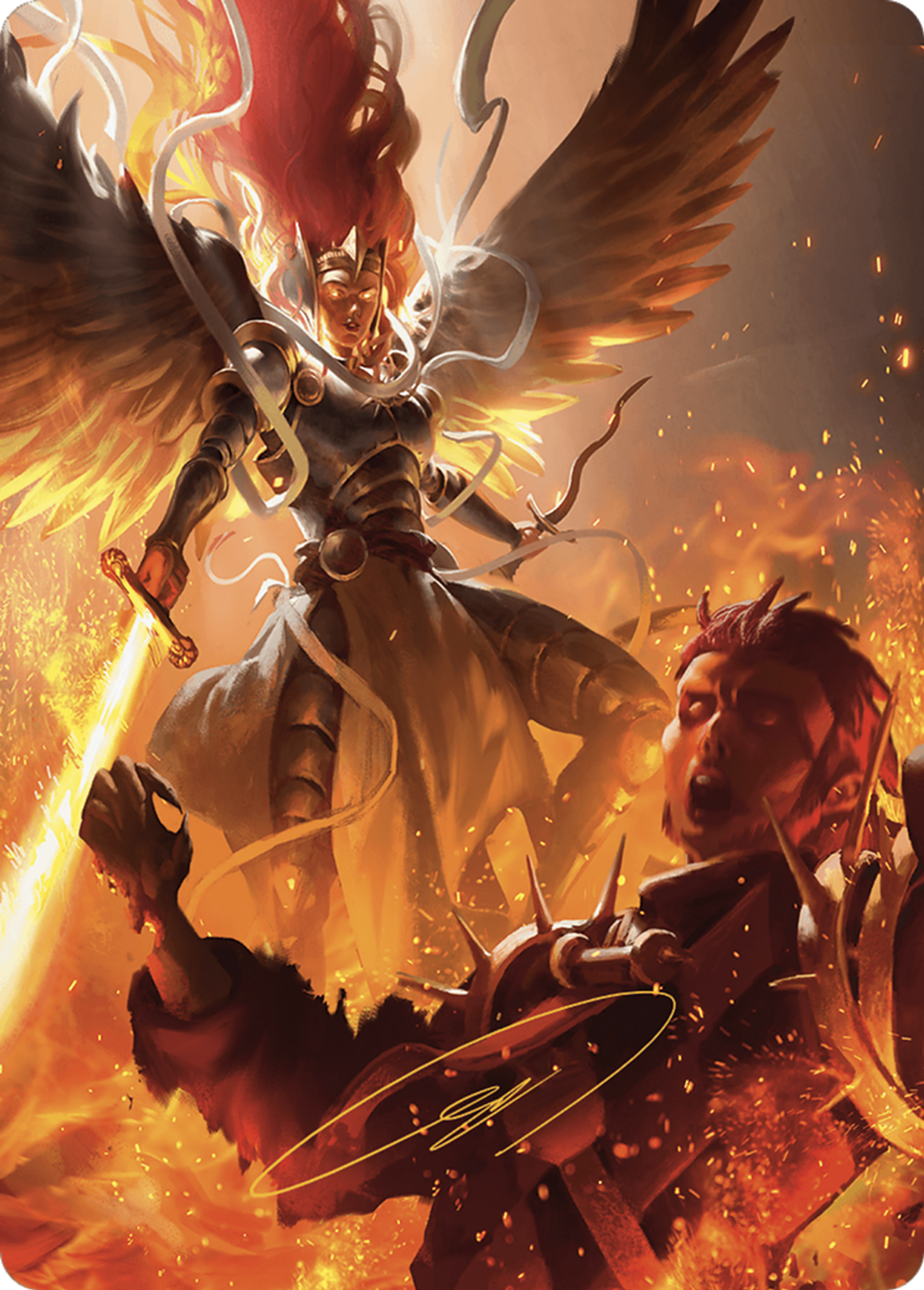 Warleader's Call — Murders at Karlov Manor Art Series — Magic: The Gathering