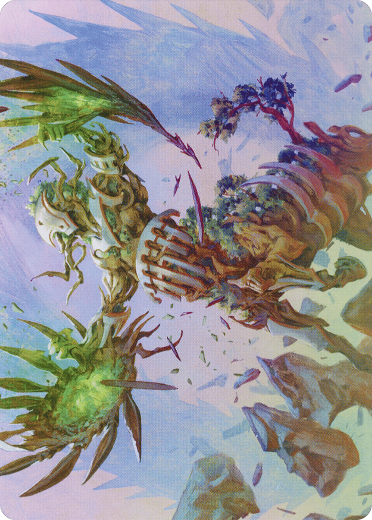 Botanical Brawler — March of the Machine Art Series — Magic: The Gathering