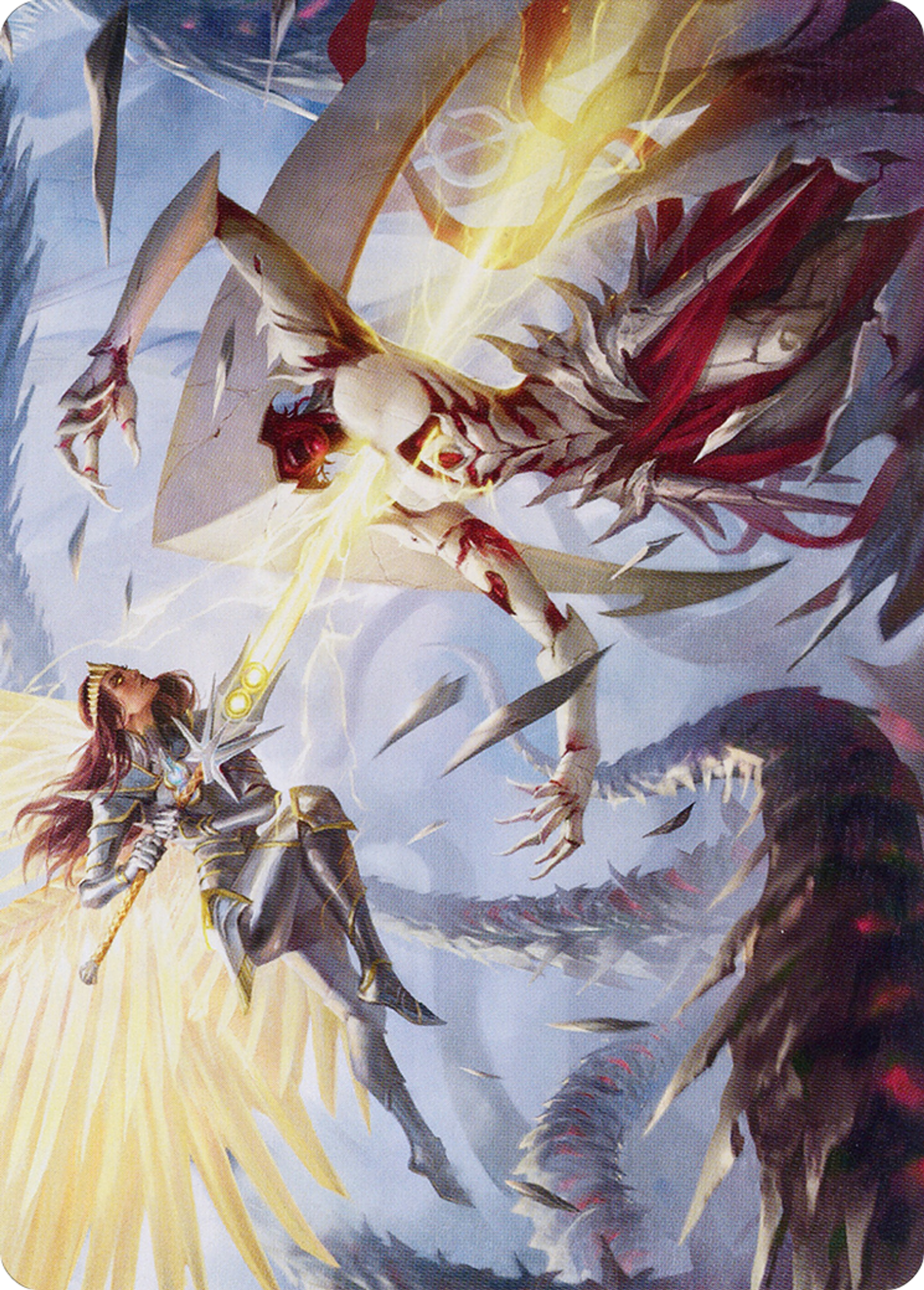 Elspeth's Smite — March of the Machine Art Series — Magic: The Gathering