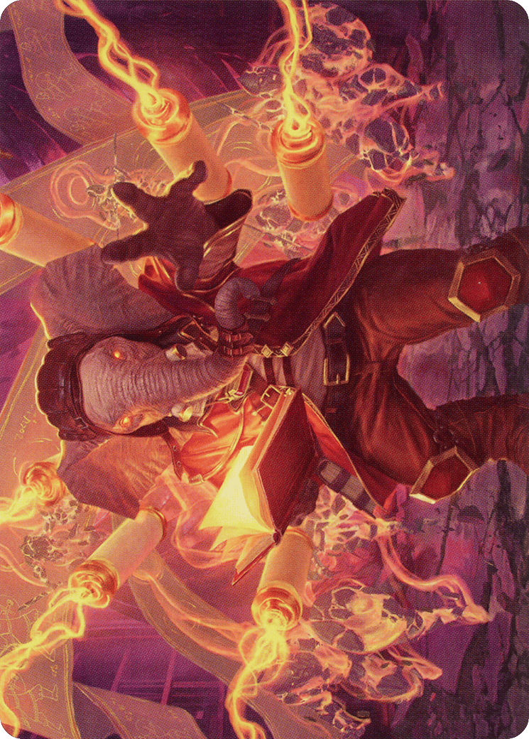Quintorius, Loremaster — March of the Machine Art Series — Magic: The Gathering